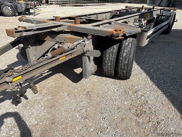 Reboque de chassis intercambiável x 15xLafette Zwilling Verzinkt lange Bälge