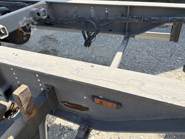 Reboque de chassis intercambiável x 15xLafette Zwilling Verzinkt lange Bälge