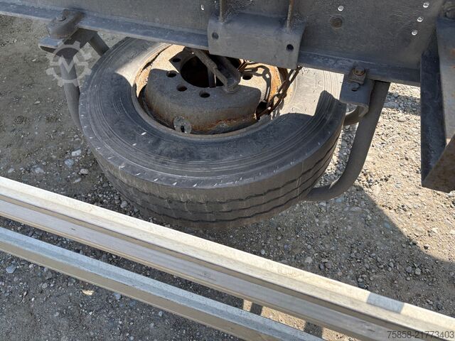 Reboque de chassis intercambiável x 15xLafette Zwilling Verzinkt lange Bälge