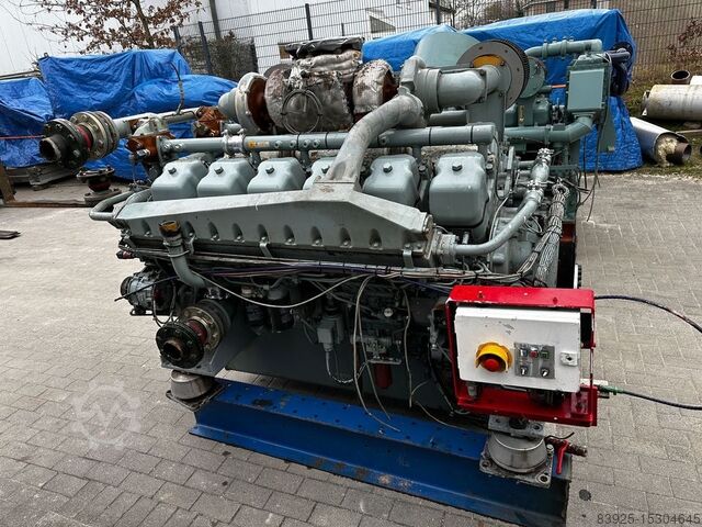Diesel engine 2 x Mitsubishi Marine Motor  S12A2 Schiffsmotor