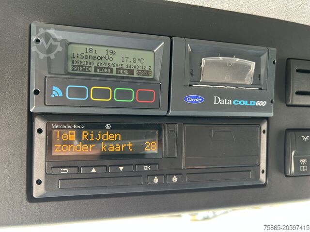 Gekoeld/bevroren transport Mercedes-Benz Actros 2124 / Carrier Supra 850 -30 gr / Koeler...