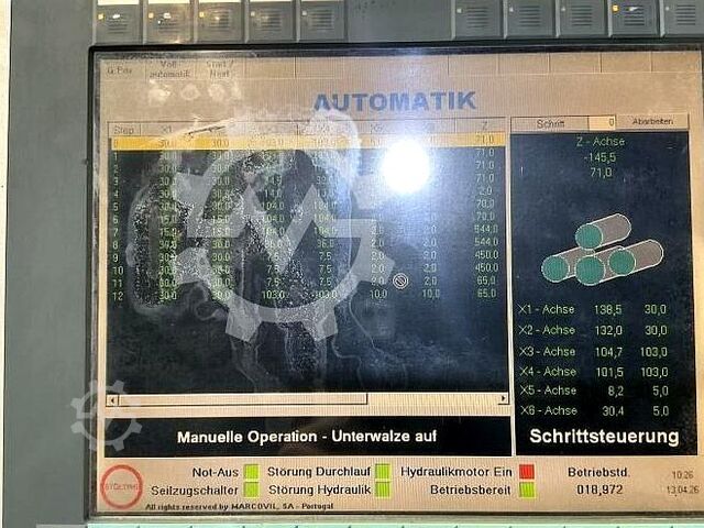 Giętarka okrągła Marcovil - Stölting MCH 4R 1500/5 CNC
