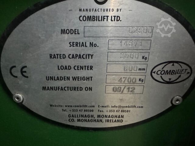 Wózek widłowy czterokierunkowy Combilift C2500 /perfect /compact/Only 4819 hours