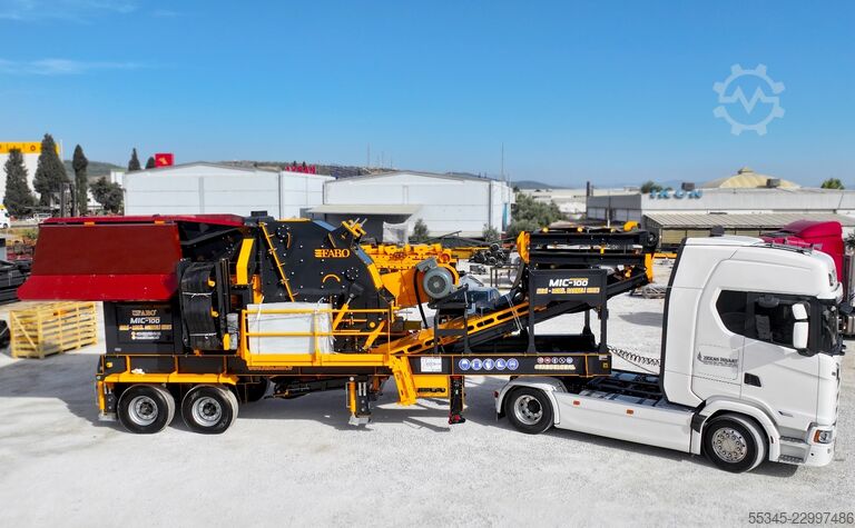 Jedinica za razbijanje FABO Mobile Impact Crusher Mobile Impact Crusher MIC-100
