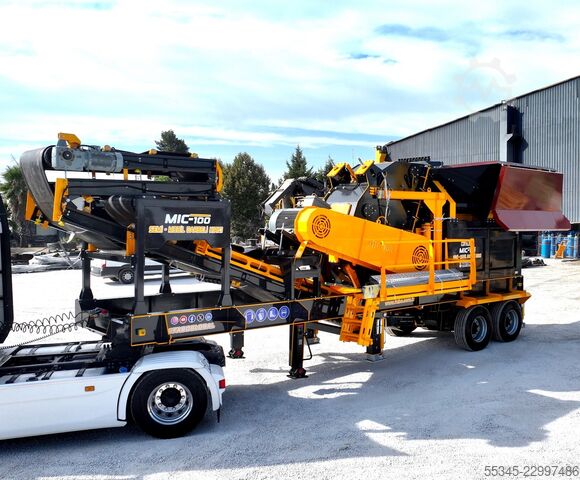 Jedinica za razbijanje FABO Mobile Impact Crusher Mobile Impact Crusher MIC-100
