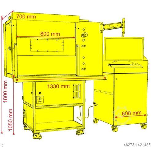 FASER Markierungslaser mit großer Tür PFEIFER technology skylaser MARK FASER