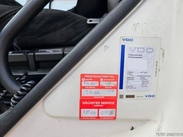 Φορτηγό πλατφόρμα με μουσαμά DAF DAF CF 310 Space Cab, Gardine, Ladebordwand 1,5