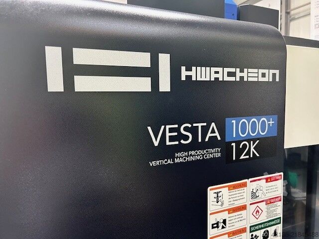 κατακόρυφο κέντρο κατεργασίας HWACHEON VESTA-1000+ mit Palettenwechsler