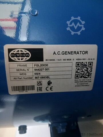 Agregate FG Wilson P33-3 - 33 kVA Genset - DPX-16003