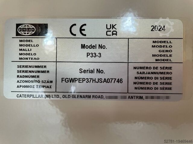 Agregate FG Wilson P33-3 - 33 kVA Genset - DPX-16003