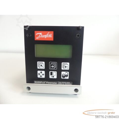 Komponent Danfoss MASS 6000 MASSFLO Flowmeter 083H0204 SN 096424N213 -neuwertig!-