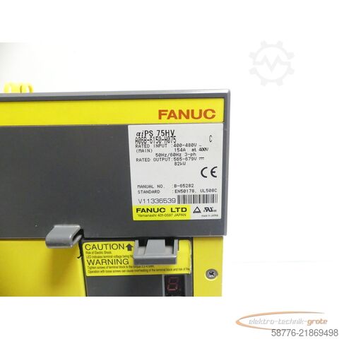 Componente Fanuc A06B-6150-H075 Verstärker SN V11336539 generalüberholt + 12 Mon. Gewährl.