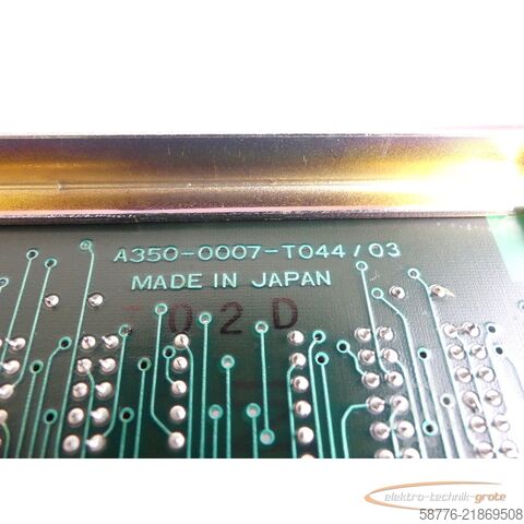 Componente Fanuc A20BA / A350-0007-T044- Karte SN: 1134