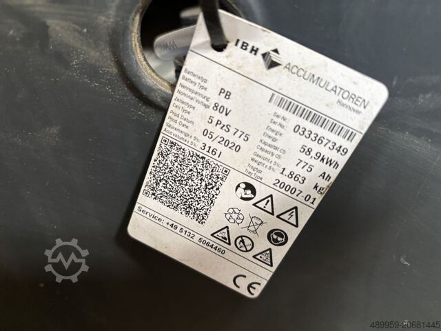 Elektrische vorkheftruck met 4 wielen Jungheinrich EFG540K