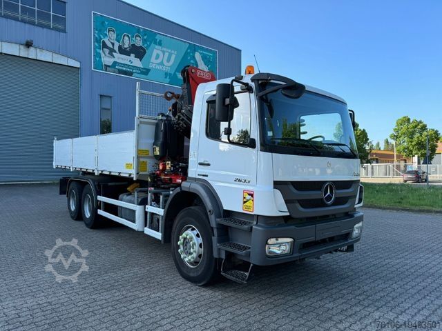 Truck mounted crane MERCEDES-BENZ Axor 2633 Kipper mit Kran Fassi F135