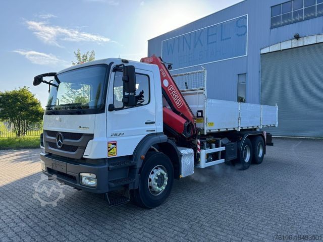 Truck mounted crane MERCEDES-BENZ Axor 2633 Kipper mit Kran Fassi F135