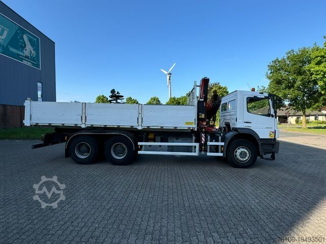 Truck mounted crane MERCEDES-BENZ Axor 2633 Kipper mit Kran Fassi F135