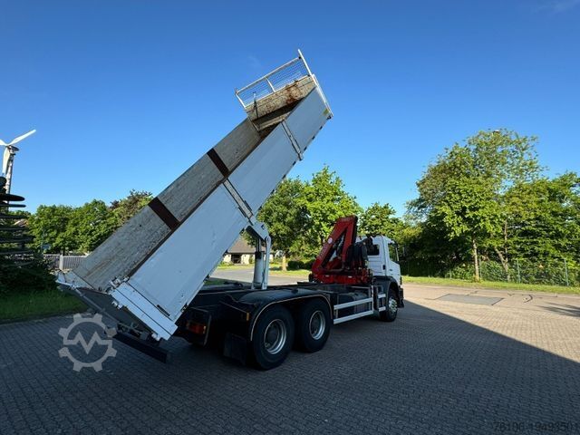 Truck mounted crane MERCEDES-BENZ Axor 2633 Kipper mit Kran Fassi F135