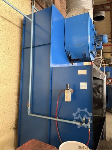 Cabine di verniciatura industriali PSW Industrial Spray Booths Paint Line with Conveyor, Extraction & W