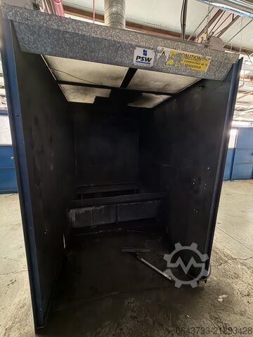 Cabine di verniciatura industriali PSW Industrial Spray Booths Paint Line with Conveyor, Extraction & W