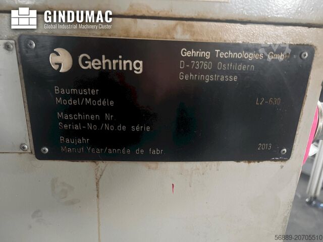 Vertikale Abziehmaschine GEHRING L2-630