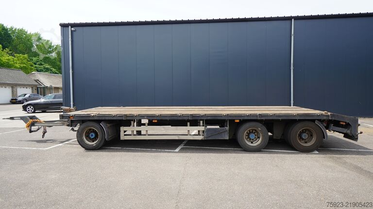 Atrelado da plataforma GS Meppel Flatbed trailer twist locks