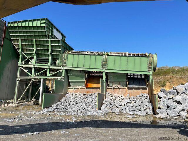 Tunglast tromlesorteringsanlæg Schwerlasttrommel Ø 1.800 x 10.050 mm