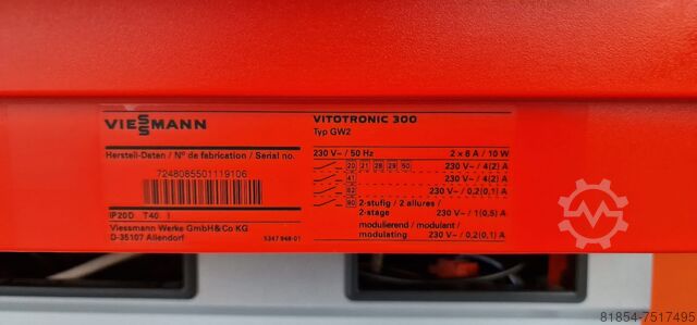 Gascondensatieketel Viessmann Vertomax 285kw,8,5 Viessmann VSB28