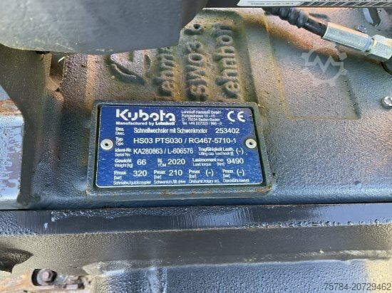 Mobilbagger KUBOTA KX030-4 MINIBAGGER NUR 52,5 BH, TOP-ZUSTAND !