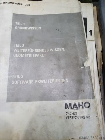 CNC milling machine MAHO MH 800 E