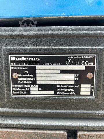 Buderus G 605 lagetemperatuurketel, 1020 kW Buderus G 605 Heizkessel Niedertemperatur 1020kw Buderus G 605 Heizkessel Niedertemperatur 1020kw
