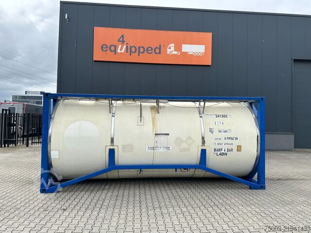 Tank kontejner Welfit Oddy 20FT ISO, 23.950L / 1-COMP.  / IMO 1 / valid 2...