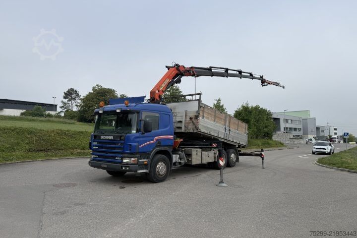 Grúa montada en camión Scania P124GB 6x2*4 PK 27000D / Swiss-Vehicle