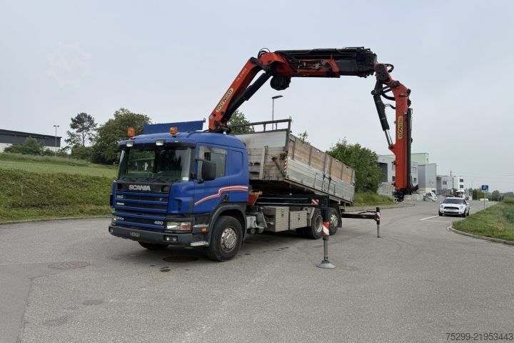Grúa montada en camión Scania P124GB 6x2*4 PK 27000D / Swiss-Vehicle