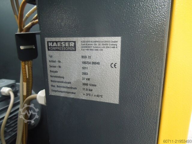 Skruvkompressor Kaeser BSD72