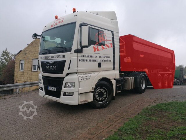 Traktor MAN TGX 18.480 4x2 BLS WITH TIPPER HYDRAULIC AND GOOD TIRES