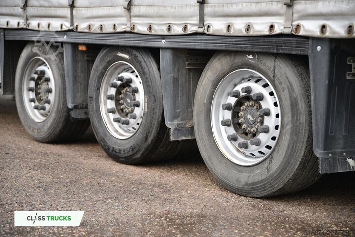 öppen semitrailer med kapell SCHMITZ CARGOBULL SCS24/L Varios