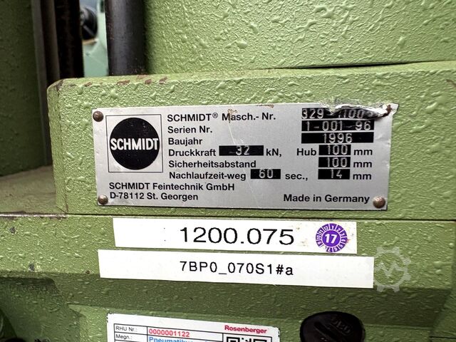 Metalna presa Schmidt Metallpresse