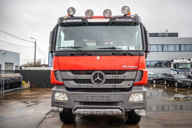 Camião basculante com grua Mercedes-Benz ACTROS 3344 AK-MP3 + HMF1643 Z2