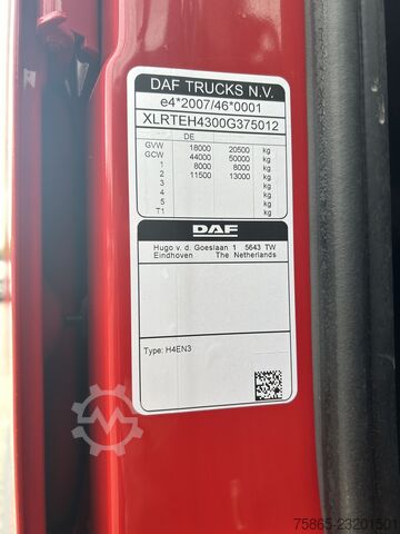 DAF XF 480 FT Super Space Cab / 324 000 km / 2 tankar / MX-broms / NL-lastbil DAF XF 480 FT Super Space Cab / 324 dkm / 2 Tanks /...