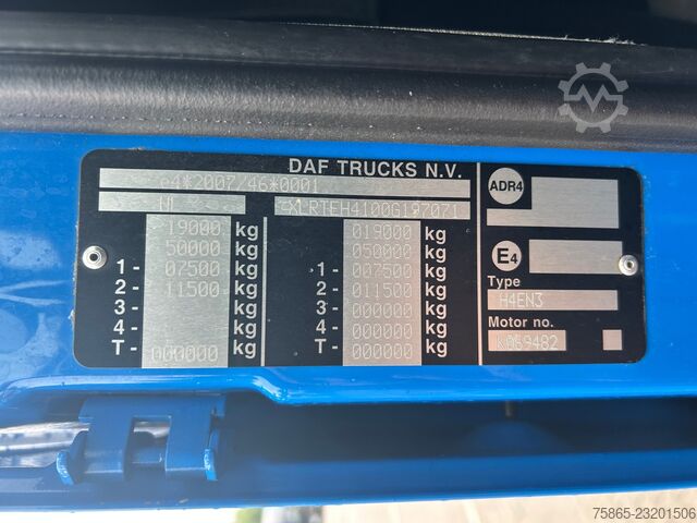 DAF XF 450 FT SC / 857 000 km / Tacho V2 / 2 tankar / Nattluftkonditionering / Lågbyggd / Nederländs DAF XF 450 FT SC / 857 dkm / Tacho V2 / 2 Tanks / N...