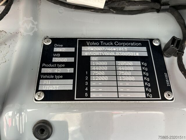 Volvo FH 460 Globetrotter / 759 000 km / Färdskrivare V2 / Nattklimatanläggning / 2 tankar / Besikta Volvo FH 460 Globetrotter / 759 dkm / Tacho V2 / Nigh...