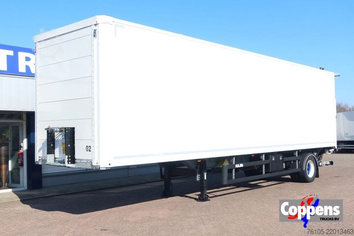 Koffer Groenewegen Enkel as, Stuuras, City trailer geisoleerd
