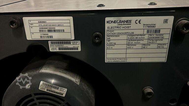 Γερανός αποθήκης Konecranes CXT40410040A36FCL0S
