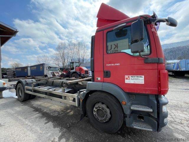 Ladbil med udskifteligt lad MAN TGM 18.290 4x2 LL Bdf Fahrgestell Euro5 EEV Bj10