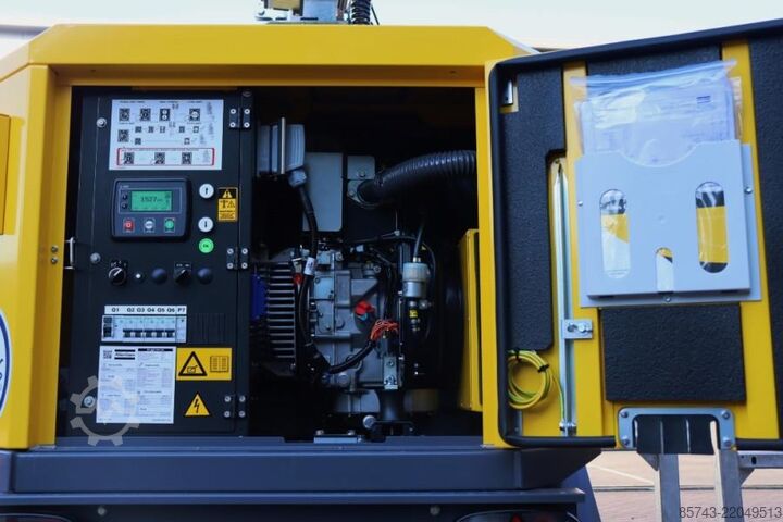 Lystårn Atlas Copco HiLight H5+ SV2 Max Boom Height 8m, Luminosity Wit