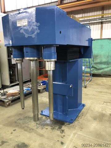 Gebruikte 700 liter Molteni model MPME700SV-TDS roestvrijstalen drievoudige vacuümmenger MOLTENI MPME700SV-TDS