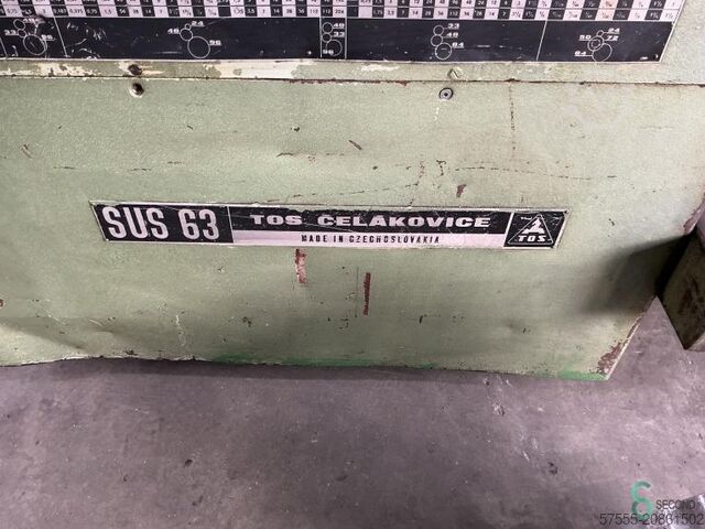 Horizontaldrehmaschinen TOS SUS-63 x 3000mm TOS SUS-63 x 3000mm