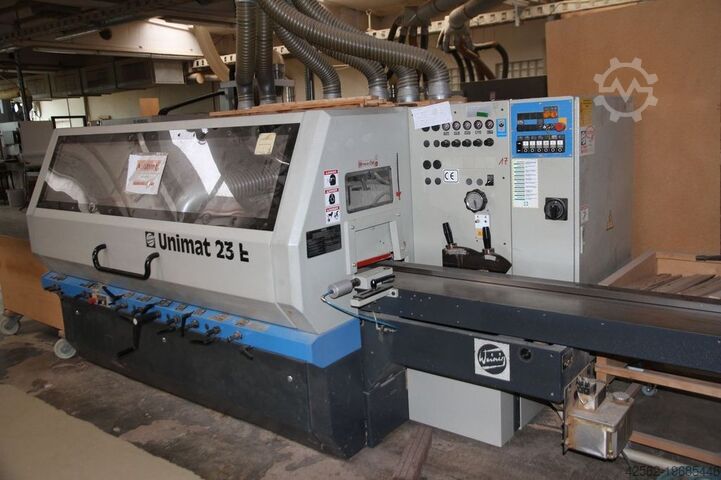 Planer and moulder WEINIG Unimat 23E mit Nutenbett
