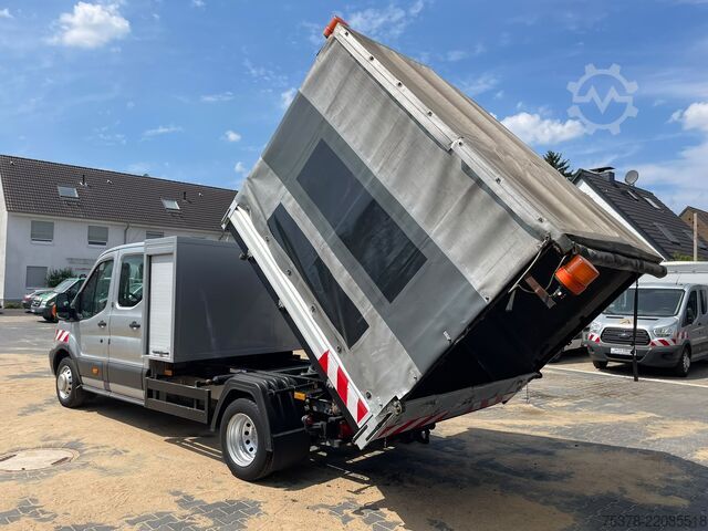 βαν με διπλή καμπίνα Ford Transit Kipper aus 1.Hand+Klima+AHK+EU5